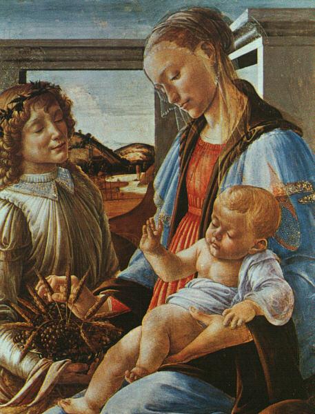 Sandro Botticelli Madonna and Child with an Angel China oil painting art